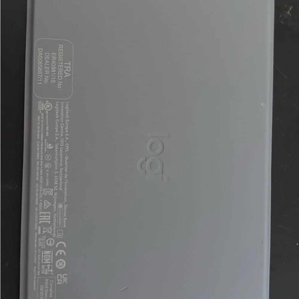 Logitech Silver Keyboard Cover - Picture 2 of 3
